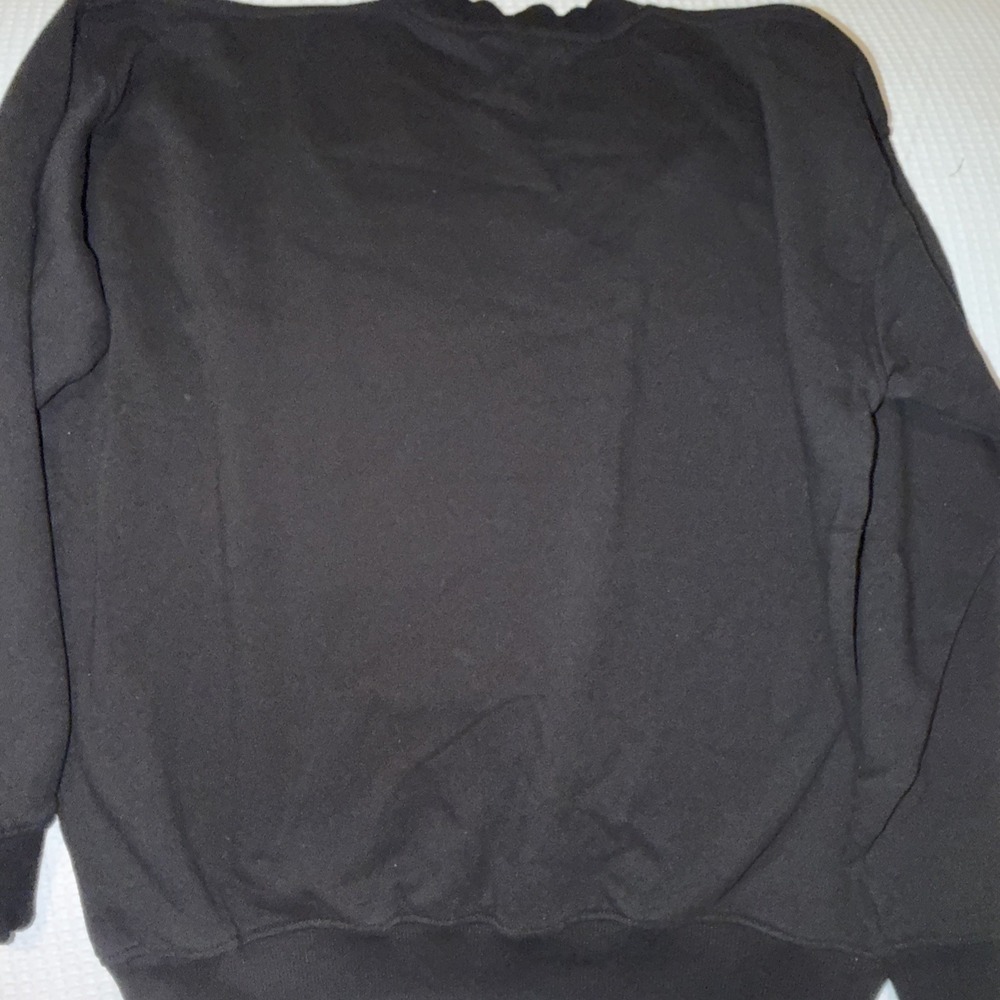 Half Days Ski Club Black Crew Neck Sweatshirt Oversized Unisex Sz XS (1) - Picture 2 of 4